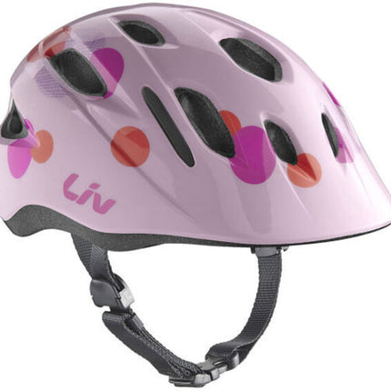 Lasten kypärä GIANT Musa, kiiltävä kupla vaaleanpunainen