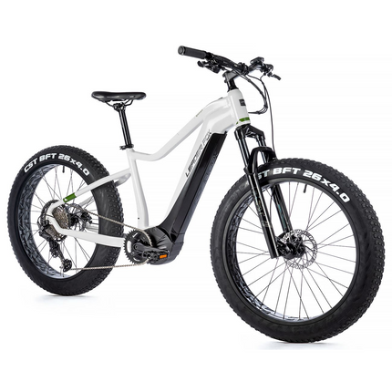 Sähköpyörä LEADER FOX Brasa 26" Fat Bike: Valkoinen (L)
