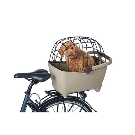 Polkupyörän lemmikkikori Basil Buddy MIK, beige