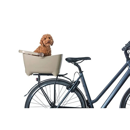 Polkupyörän lemmikkikori Basil Buddy MIK, beige