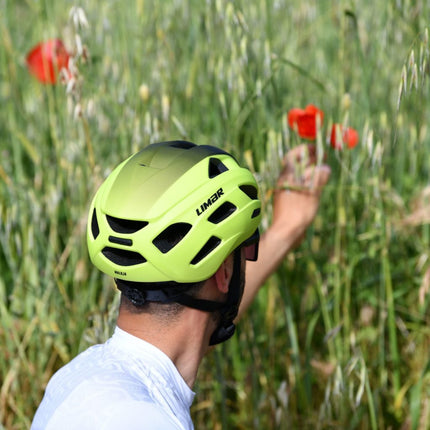 Pyöräilykypärä LIMAR Maloja, valkoinen harmaa (M)