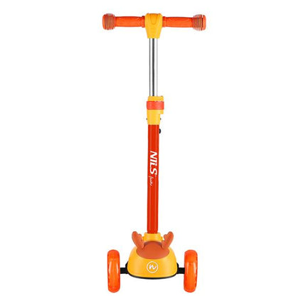 Lasten skootteri NILS FUN HLB02 Deer Scooter, oranssi