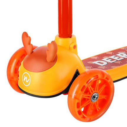Lasten skootteri NILS FUN HLB02 Deer Scooter, oranssi