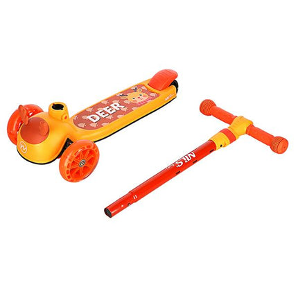 Lasten skootteri NILS FUN HLB02 Deer Scooter, oranssi