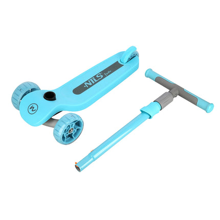 Lasten skootteri NILS FUN HLB09 Turquoise Scooter, sininen