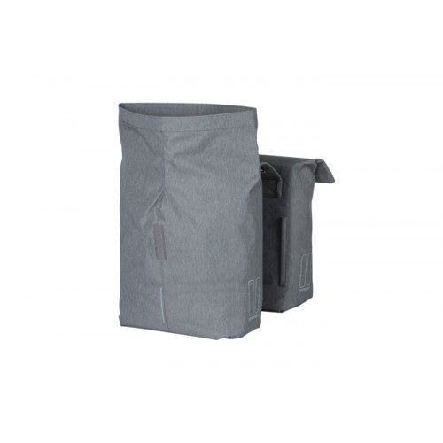 Laukkulaukku BASIL City tuplapyörälaukku, 28-32 L, harmaa