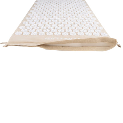 Pistehierontamatto ja tyyny Tunturi Acupressure Mat And Pillow, beige