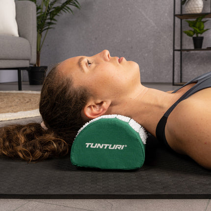 Pistehierontamatto ja -tyyny Tunturi Akupainantamatto ja -tyyny, vihreä
