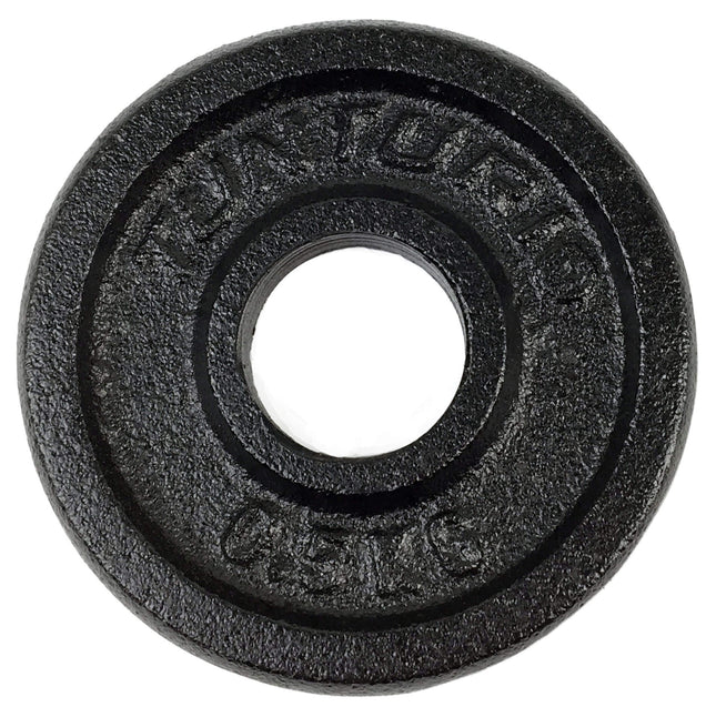Painolevyt TUNTURI Lautaset Musta, 30 mm, 0,5kg (pari)