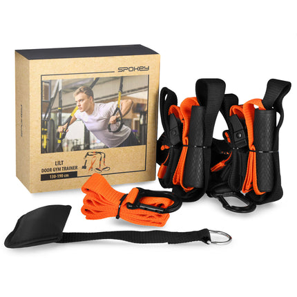 Säädettävä harjoitusvyö SPOKEY Lilt, musta-oranssi