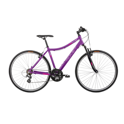 Naisten polkupyörä ROMET Orkan D, violetti (S)
