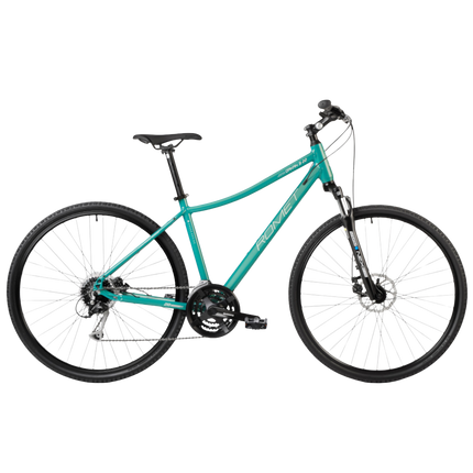 Naisten polkupyörä ROMET Orkan 3 D, turkoosi-valkoinen-harmaa (L)