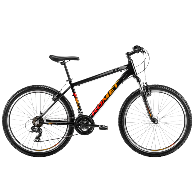 Polkupyörä ROMET Rambler R6.0, 26" musta-oranssi-punainen (S)