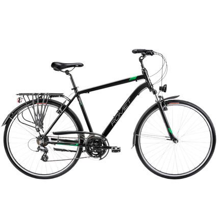 Polkupyörä ROMET Wagant 1, musta-vihreä (L)