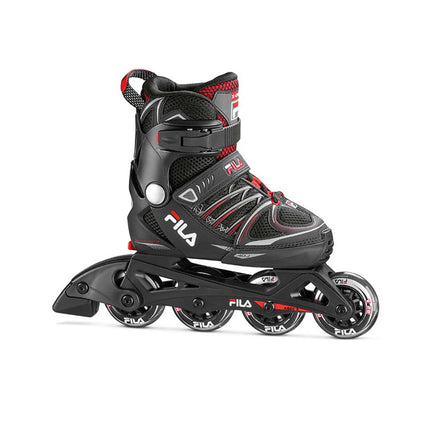 Lasten rullaluistimet FILA X-One, musta-punainen (L)