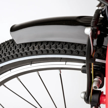 Lasten polkupyörä S´COOL Wave Steel LTD, 24" koralli/punainen