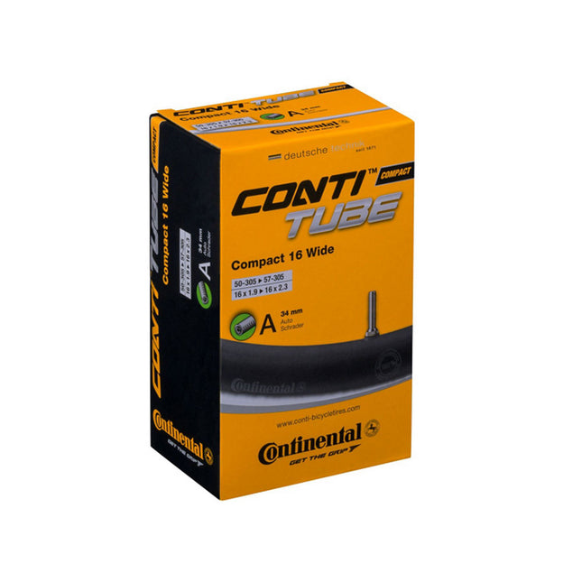 Sisärengas Continental Tube Compact 16 Wide, Auto 50/62-305