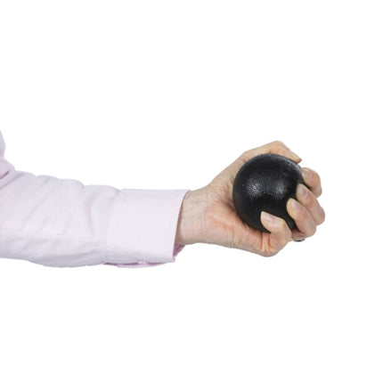 Stressipallo Squeeze Ball, 6 cm, musta