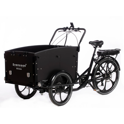 Sähkökäyttöinen CARGOBIKE of Sweden SVENSSON Family