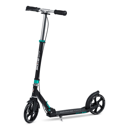 Skootteri SOKE City, musta-turkoosi