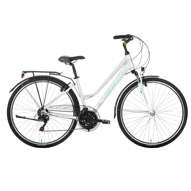 Naisten polkupyörä TABOU KINETIC 1.0 W, 28" valko-sininen (L)