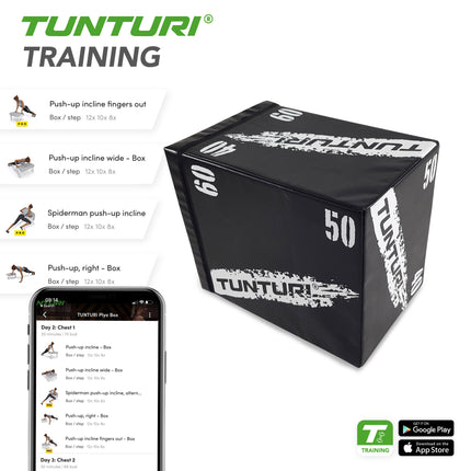 Harjoituslaatikko TUNTURI Plyo Box Soft (EVA) 40/50/60cm