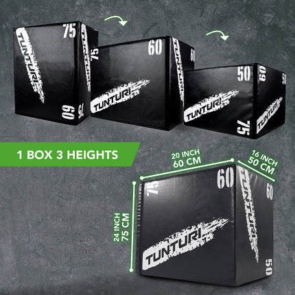 Harjoituslaatikko TUNTURI Plyo Box Soft (EVA) 50/60/75cm