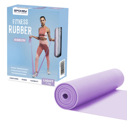 Harjoituskumi SPOKEY Nauha, vaalea, violetti