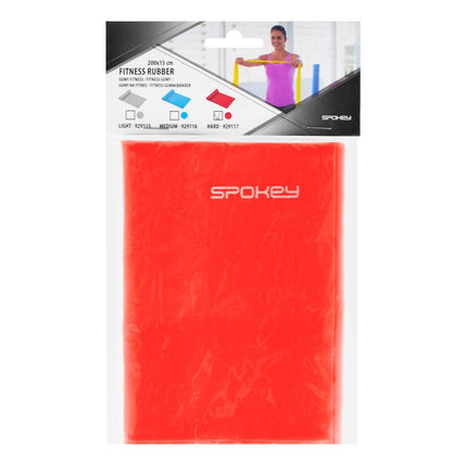 Harjoituskumi SPOKEY Nauha, vahva, punainen