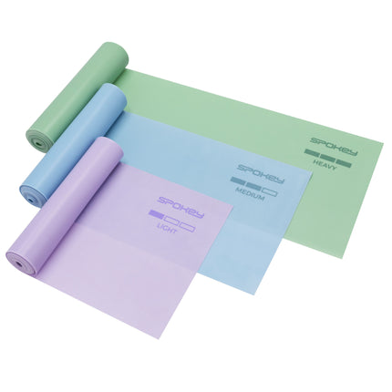 Harjoituskumisetti SPOKEY Ribbon 3 kpl