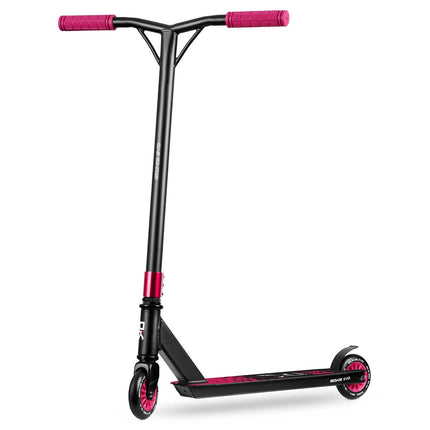 Temppuskootteri SOKE EVO, musta-vaaleanpunainen