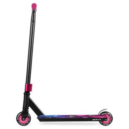 Temppuskootteri SOKE EVO, musta-pinkki-sininen