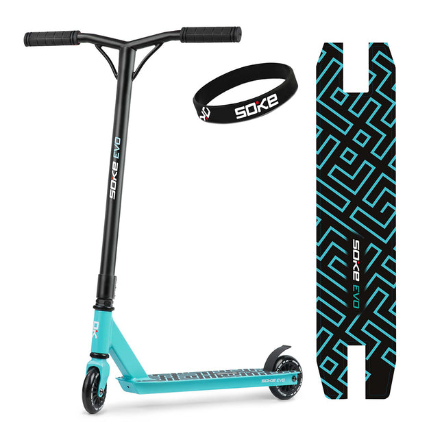 Temppuskootteri SOKE EVO, sininen