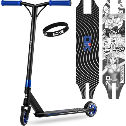 Stunt-skootteri SOKE PRO manga sininen