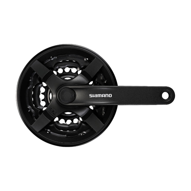 Kampisarja Shimano 6/7/8-speed musta FC-TY301 48/38/28T 170mm