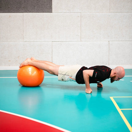 Voimistelupallo HMS YB02N Gym Ball 55 cm, oranssi