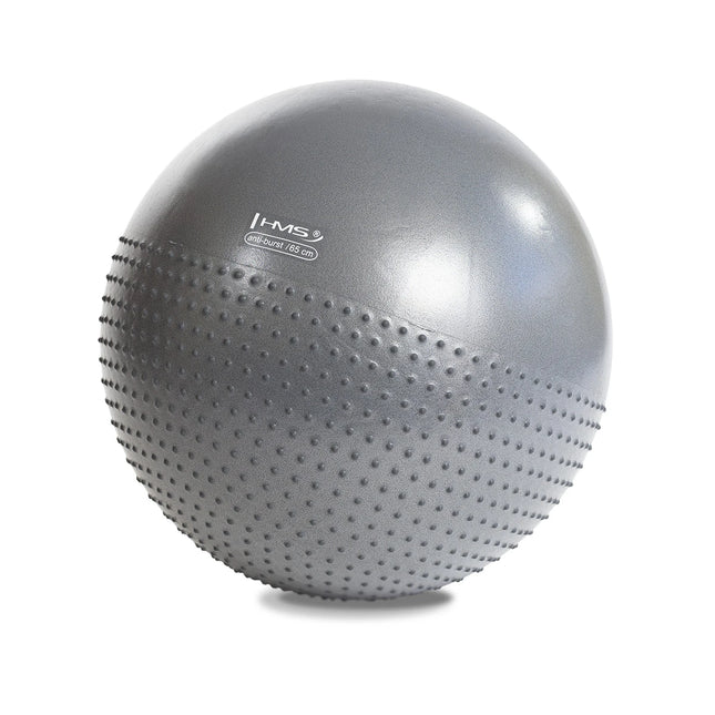 Voimistelupallo HMS YB03N Gym Ball 65 cm, harmaa