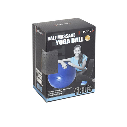 Voimistelupallo HMS YB03N Gym Ball 65 cm, harmaa