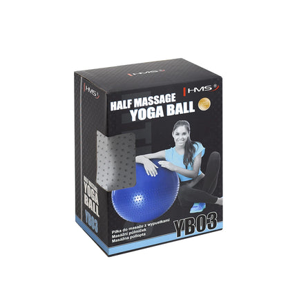 Voimistelupallo HMS YB03N Gym Ball 65 cm, vaaleanharmaa