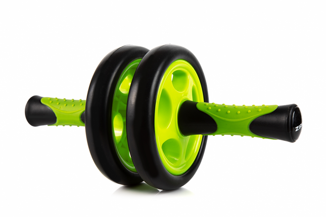 Voimistelurulla ZIPRO Harjoituspyörä, musta-vihreä