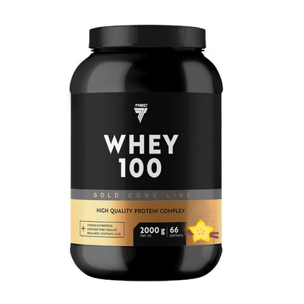 Proteiinijauhe TREC GOLD CORE LINE WHEY 100 VANILLA 2000g