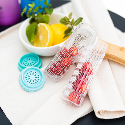 Vesipullo NILS NCD04, 950 ml, vaaleanpunainen-vihreä