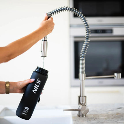 Vesipullo NILS NCD68, 1000 ml, musta