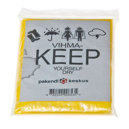 Sadetikku, "Pakendikeskus" printti, kiiltävä keltainen