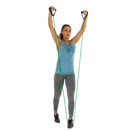 Voimistelusarja TUNTURI Putkisarja kahvalla, medium, vihreä