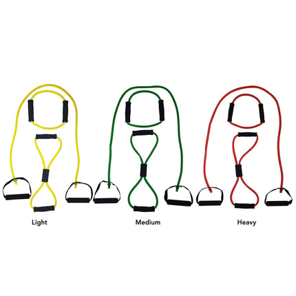 Voimistelusarja TUNTURI Putkisarja kahvalla, medium, vihreä