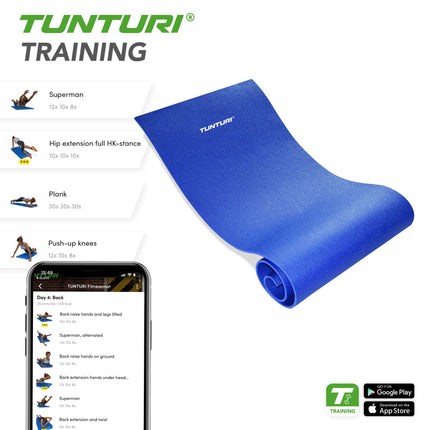 Voimistelumatto TUNTURI Fitnessmat XPE, sininen