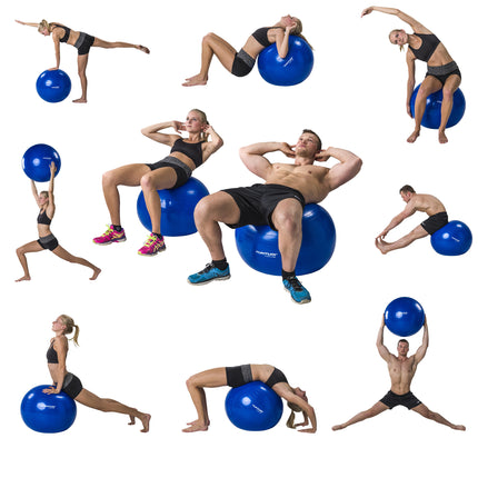 Voimistelupallo TUNTURI Gymball 75cm räjähdyssuojattu, musta