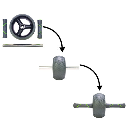 Vatsalihasrulla TUNTURI PRO Exercise Wheel Deluxe