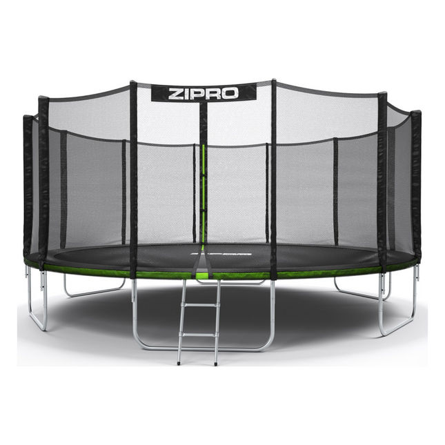 Trampoliini ZIPRO Jump Pro Garden Trampoliini ulkoverkolla, halkaisija 496 cm